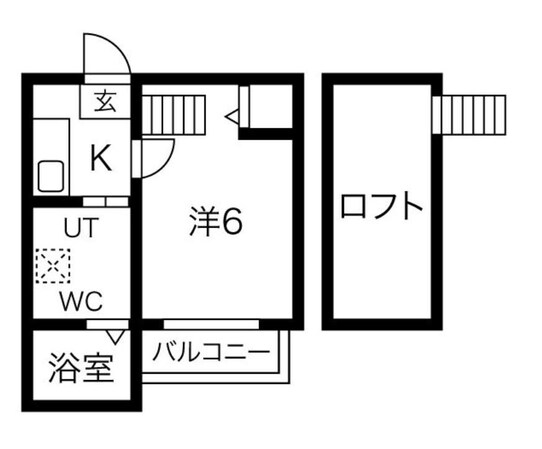 Loft8名駅の物件間取画像